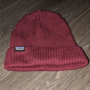 Patagonia Burgundy Knit Beanie
